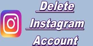 delete Instagram account