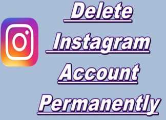 delete Instagram account