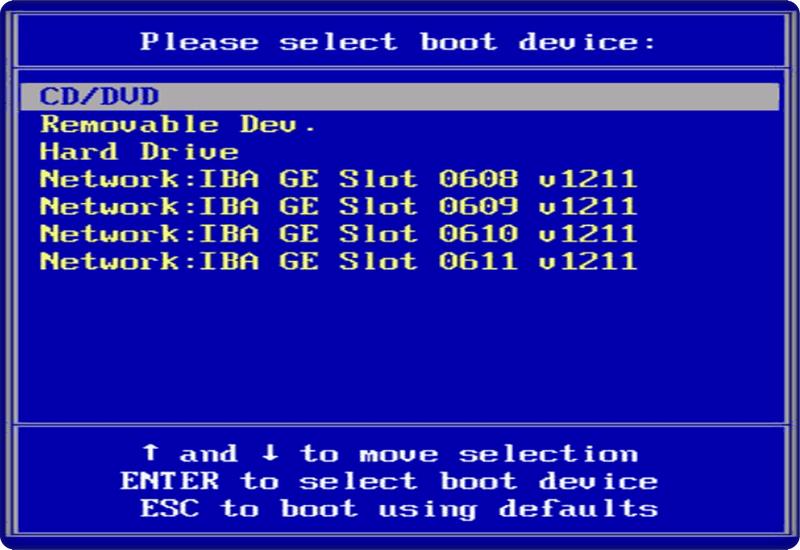 Windows 10 Password Reset With Lazesoft Select Boot-Device