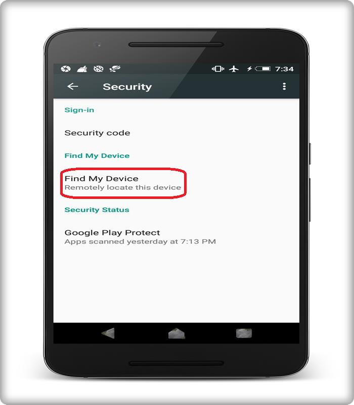 How To Find My Lost Phone With Google Android Device Manager find my device option