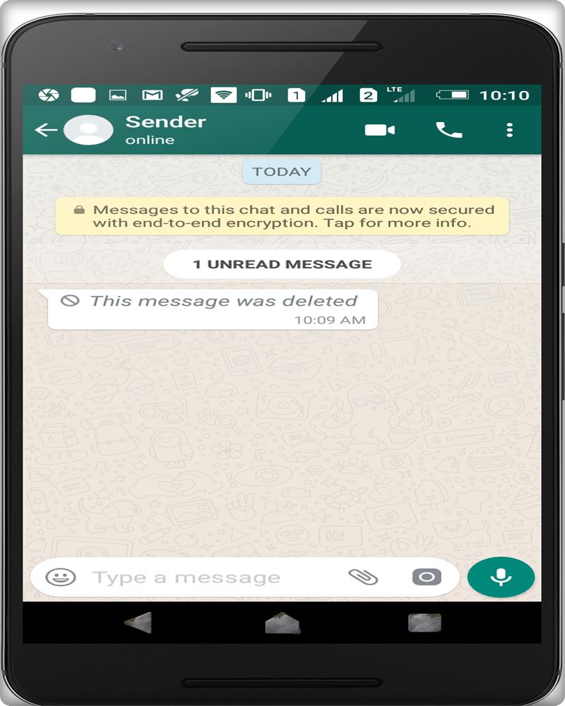 How To Get Deleted Whatsapp Messages On Android deleted message