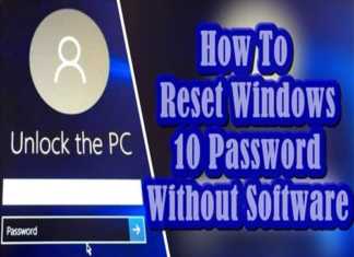 How To Reset Windows 10 Password Without Software Feature Image