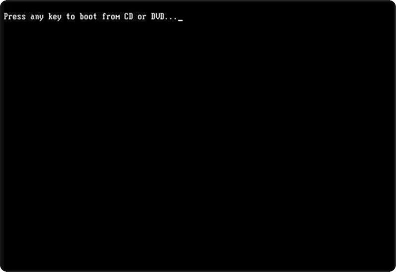 booting from dvd