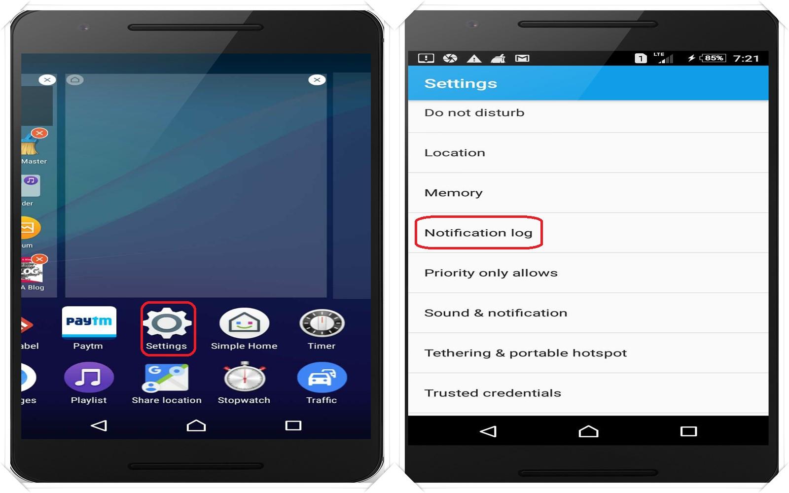 secret features of android operating system enable notification log