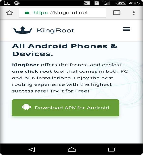 how to root android phone without computer with kingroot