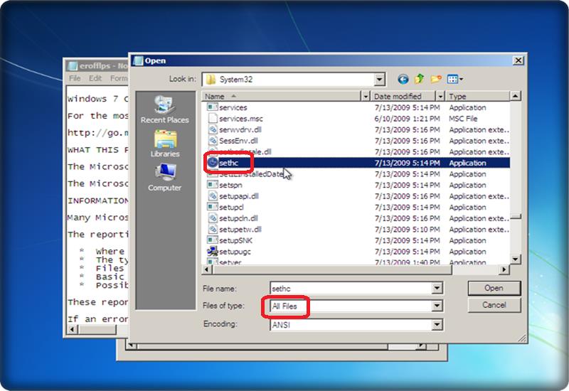 How To Reset Windows 7 Password Without Password Reset Disk renaming sethc1