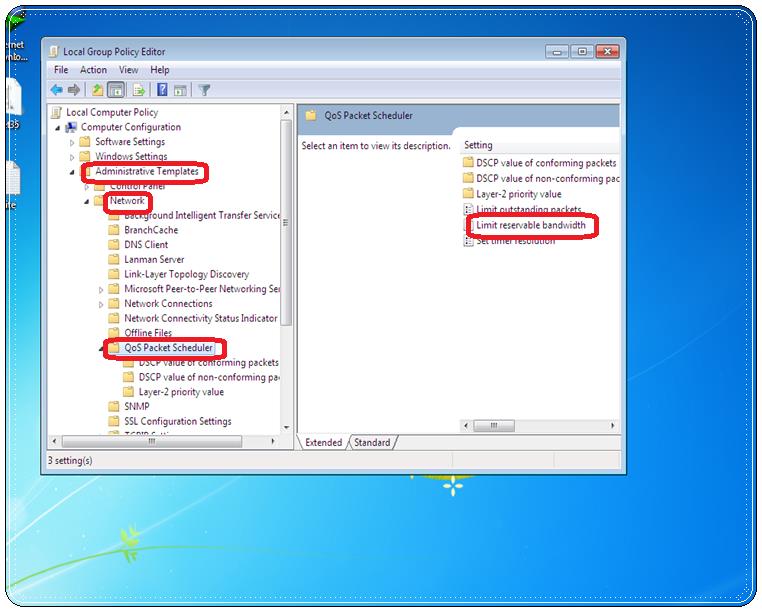 limit reservable bandwidth how to increase net speed on windows