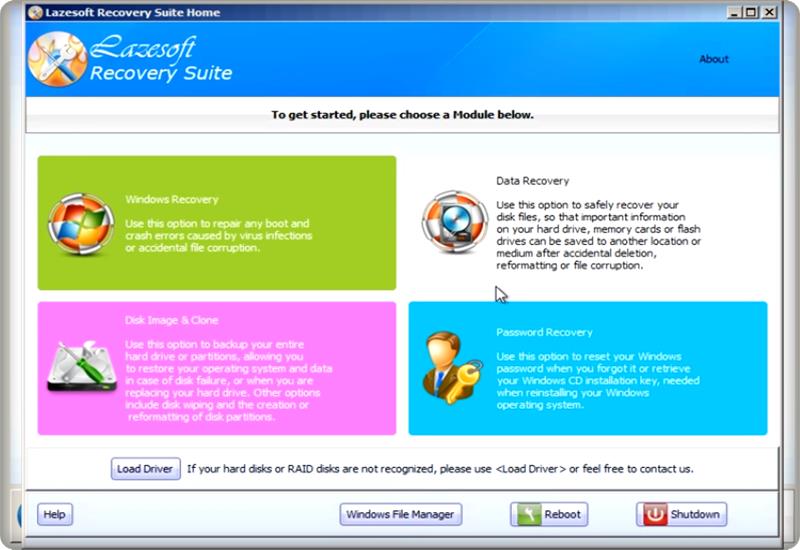Windows 10 Password Reset With Lazesoft Select Option