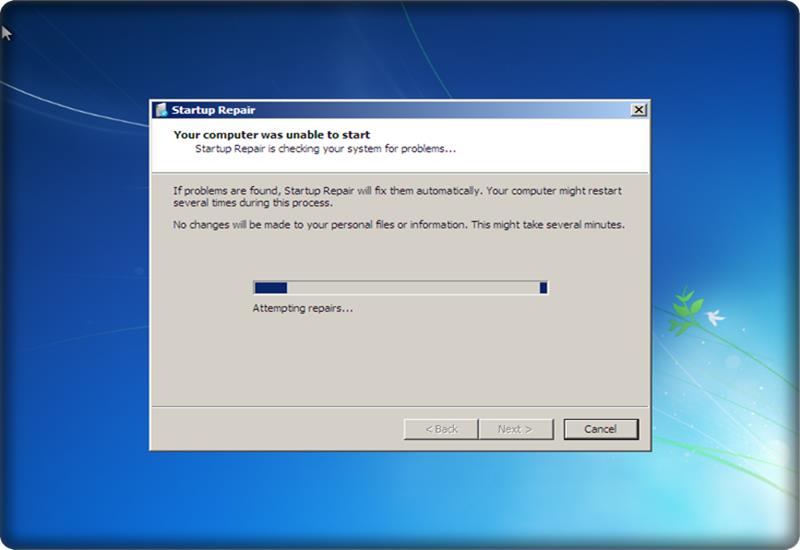 How To Reset Windows 7 Password Without Password Reset Disk starting repair