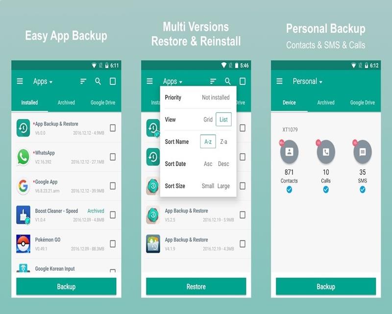 Best Android Application To Backup Data | Restore Data app,sms app