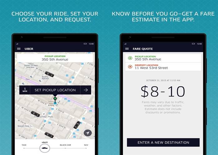 best apps for windows phone uber