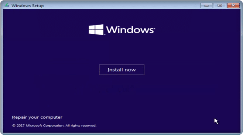 Install Windows 10 From USB Drive