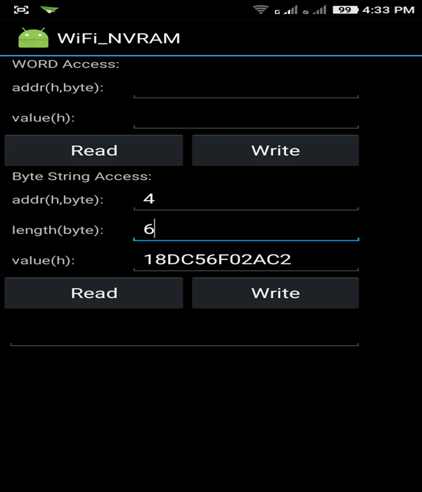 how to change mac address on non-rooted android phone
