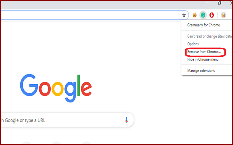 grammarly chrome uninstall