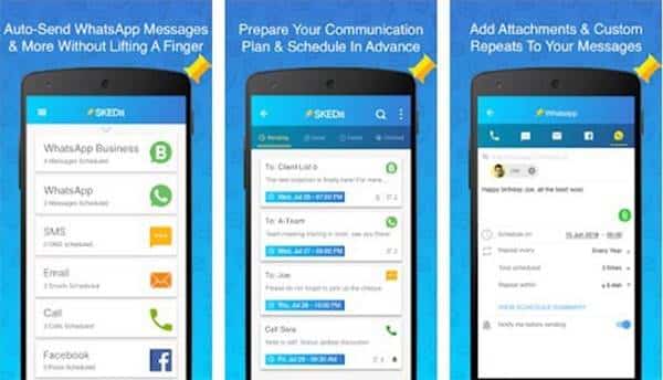SKEDit whatsapp scheduler app