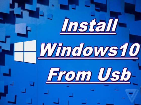 install windows 10 from usb