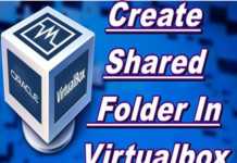 create shared folder in virtualbox