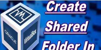 create shared folder in virtualbox