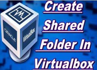 create shared folder in virtualbox