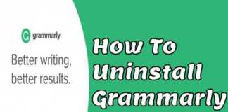 uninstall grammarly image