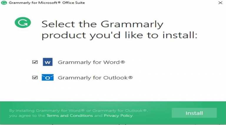 grammarly word plugin