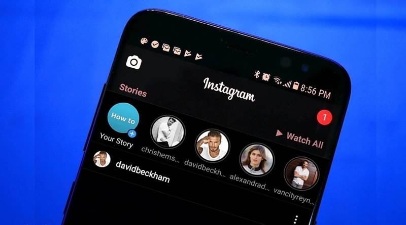 instagram dark theme