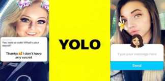 use Yolo on Snapchat