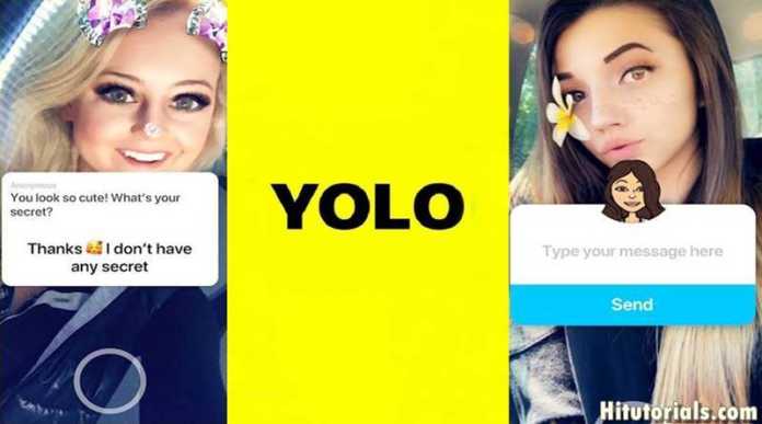 use Yolo on Snapchat