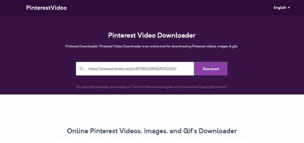 Pinterest downloader