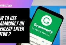 use Grammarly with Overleaf