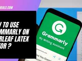 use Grammarly with Overleaf