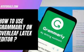 use Grammarly with Overleaf