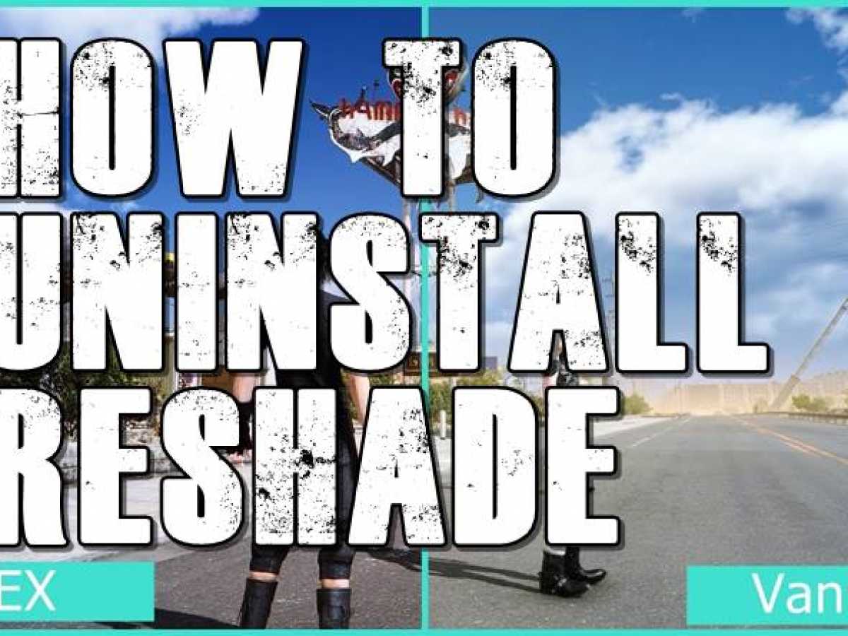 how to uninstall reshade 3.4 how to uninstall reshade 3.4