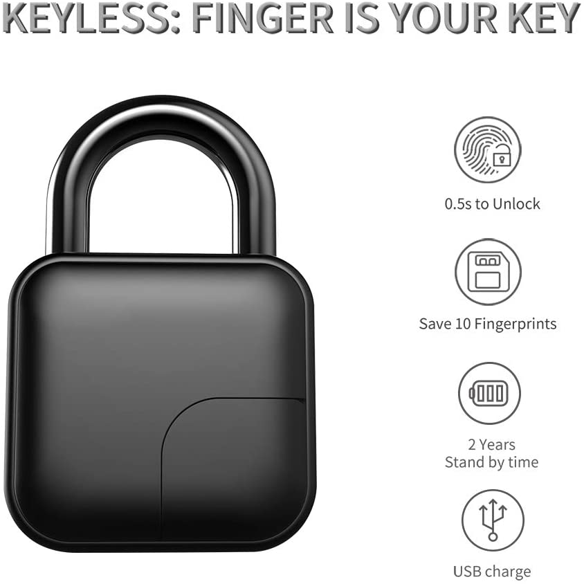 Smart Fingerprint Padlock